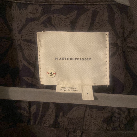 Anthropologie Oversized Canvass Jacket - Grey - Small - Picture 3 of 5